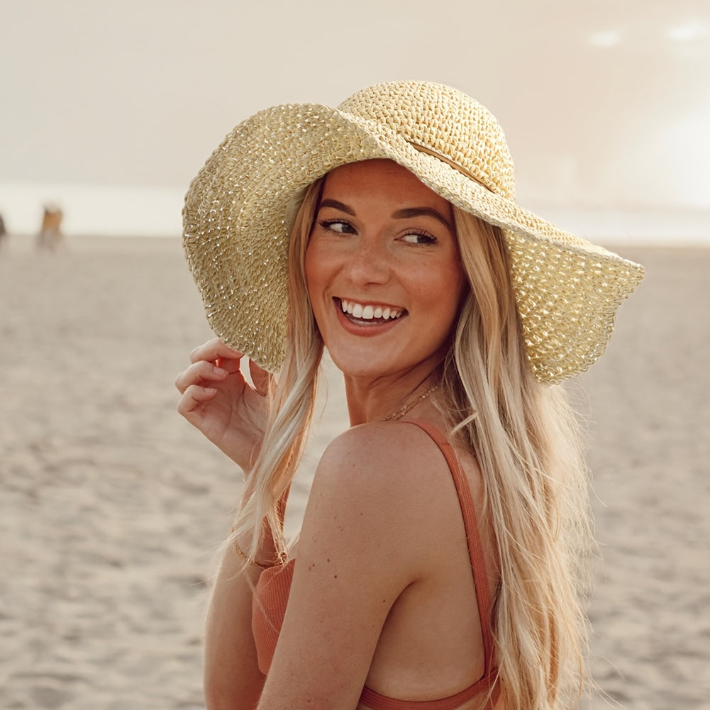Gehäkelte Boho-Sonnenhüte für Sommerreisen – Elouan