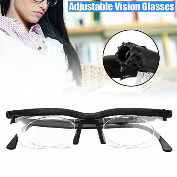 Verstellbare Brille für Nah- und Fernsicht - VisiFlex