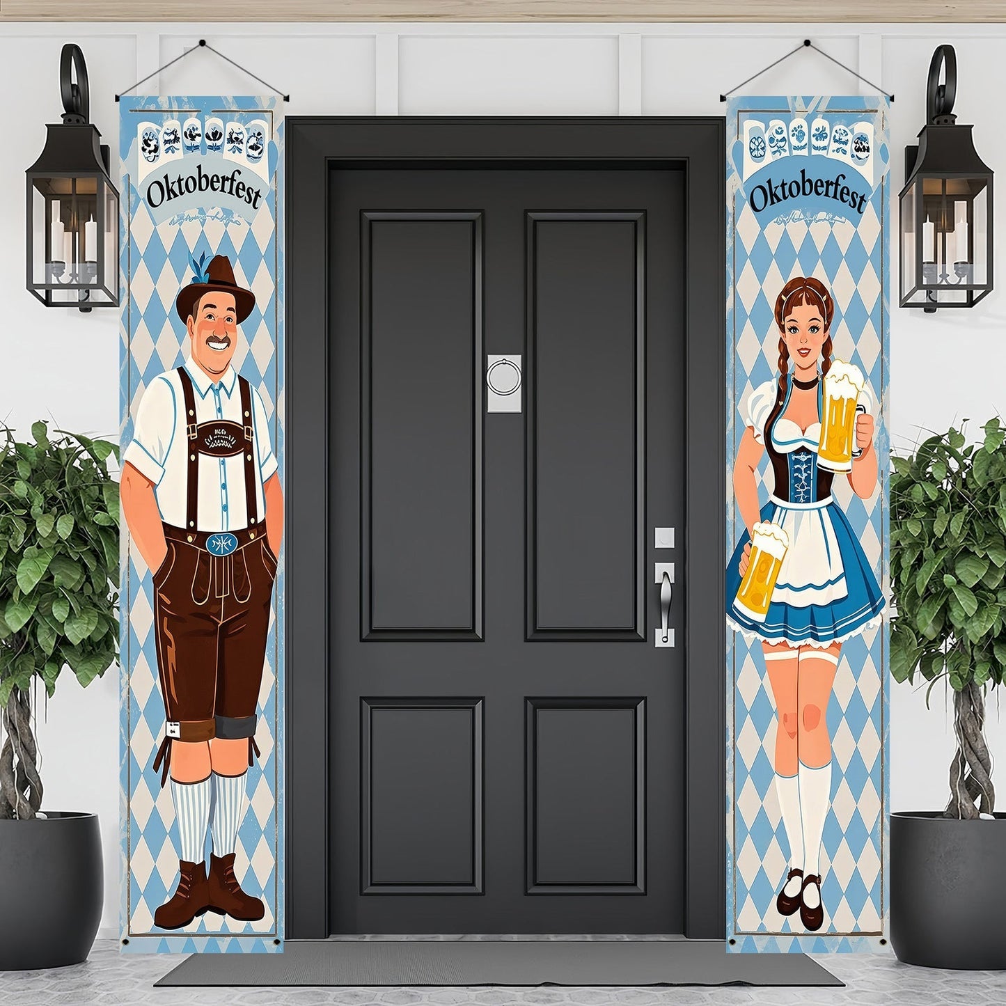 Oktoberfest Banner Set Polyester – WiesnWillkommen Oktoberfest 2026