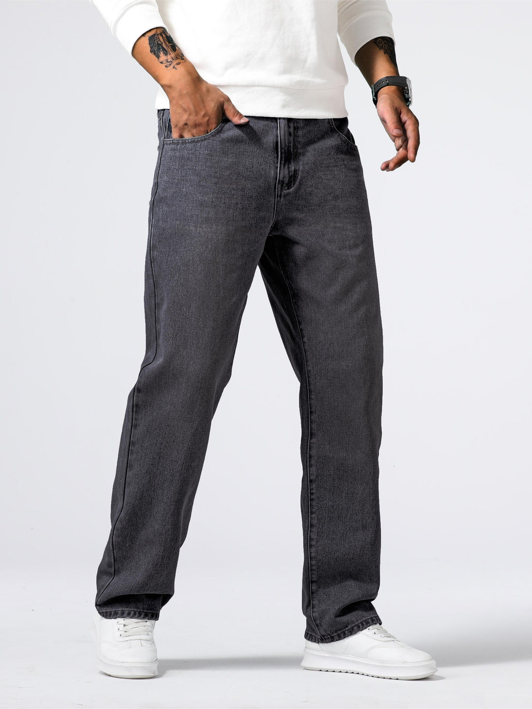 Casual Street Style Herrenjeans – Mailand