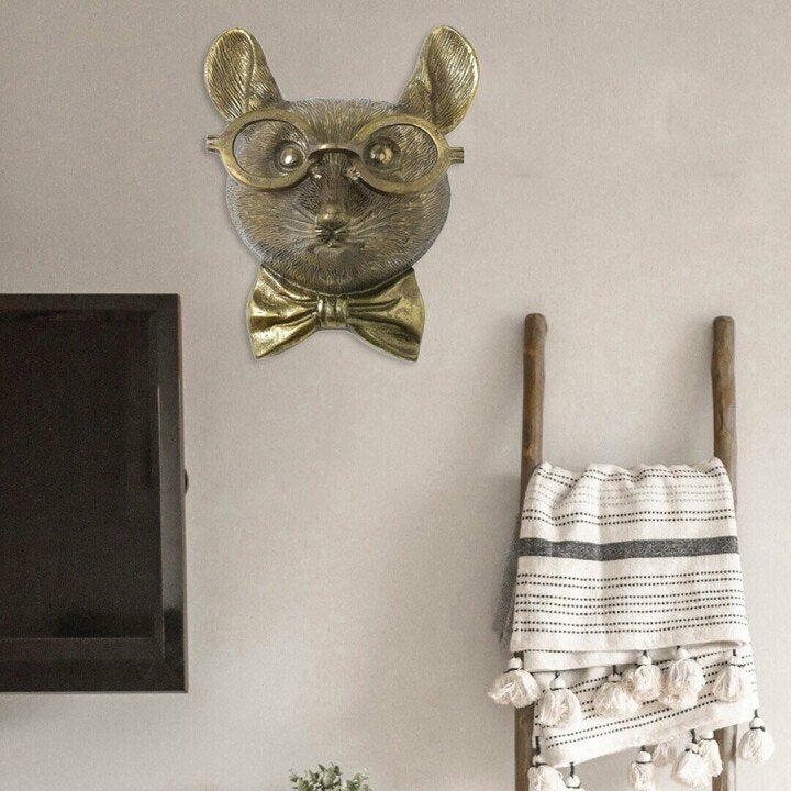 Verspielte Tierkopf Wanddekoration - WallCritters