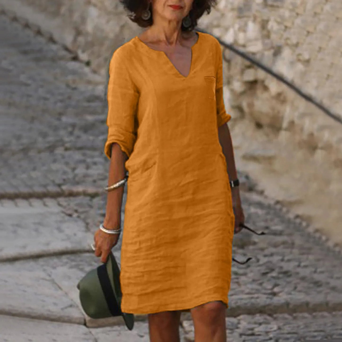 Stilvolles lässiges Sommerkleid – Isalie