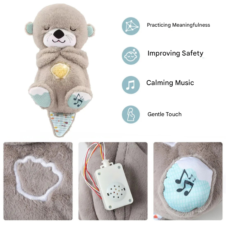 Beruhigendes Kuscheltier mit Musik und Atemfunktion – Einschlafhilfe für Kinder