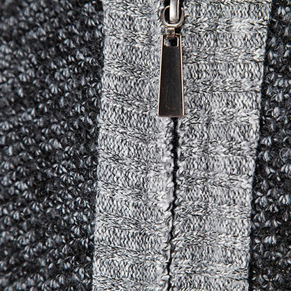 Wollweste mit Reißverschluss und Pullover - Leon