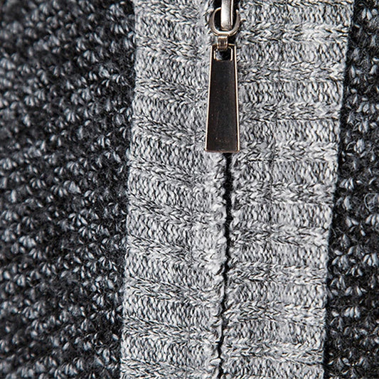 Wollweste mit Reißverschluss und Pullover - Leon
