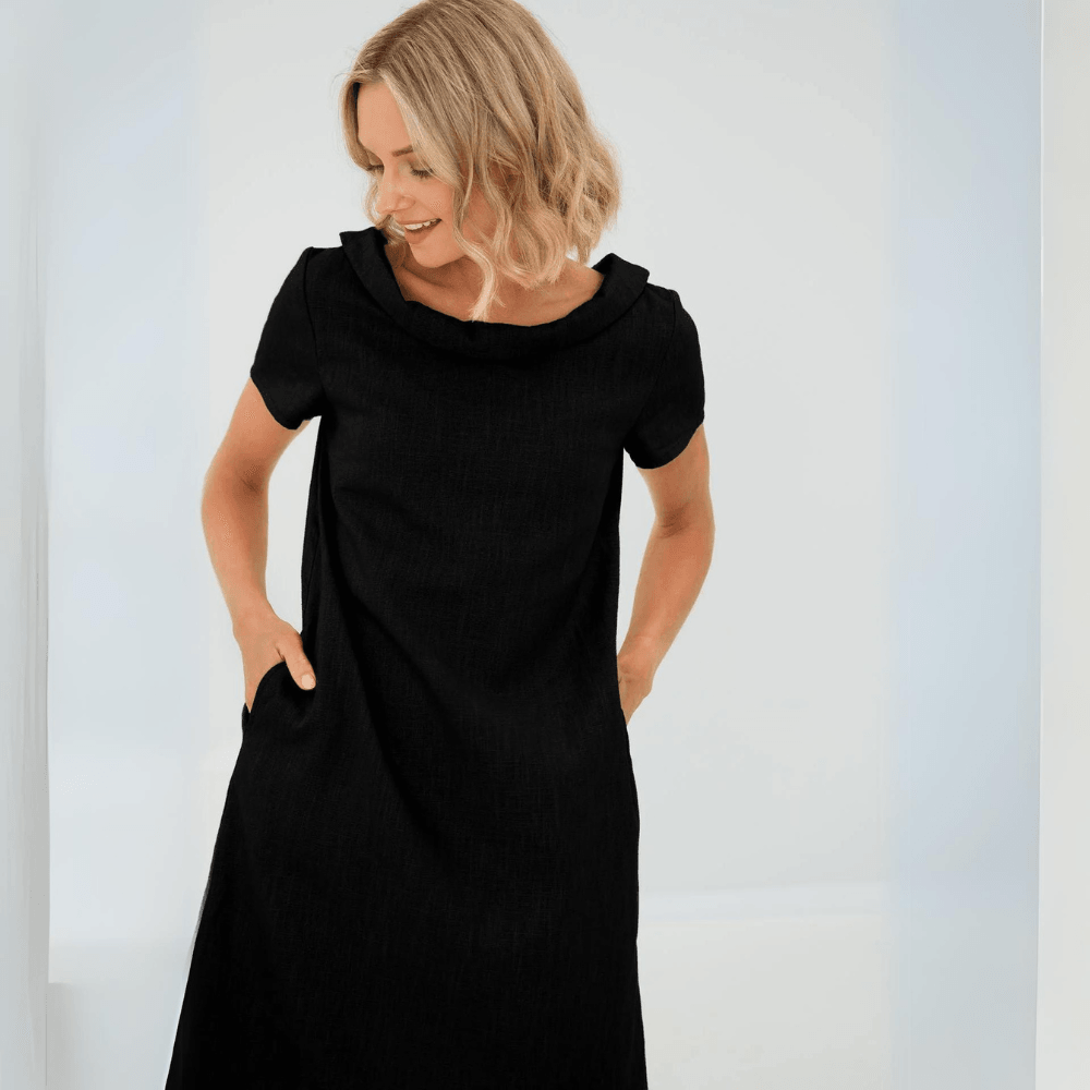 Damen-Leinen-Sommerkleid – Lotte