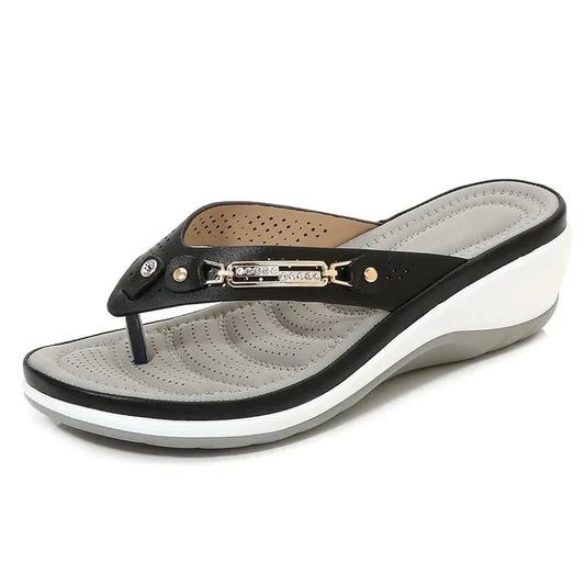 Orthopädische Damenpantoffeln mit weicher Sohle – Solelite