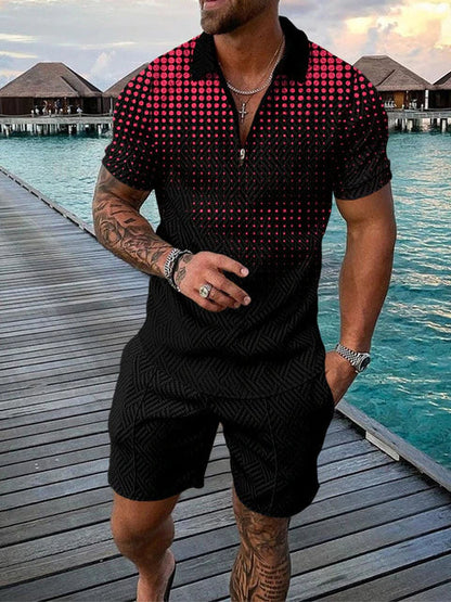 Zweiteiliges Herren-Sommer-Set mit T-Shirt und Shorts – Damon