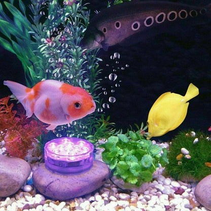 Wasserdichte LED-Unterwasserlampe mit Fernbedienung - GlowRipple