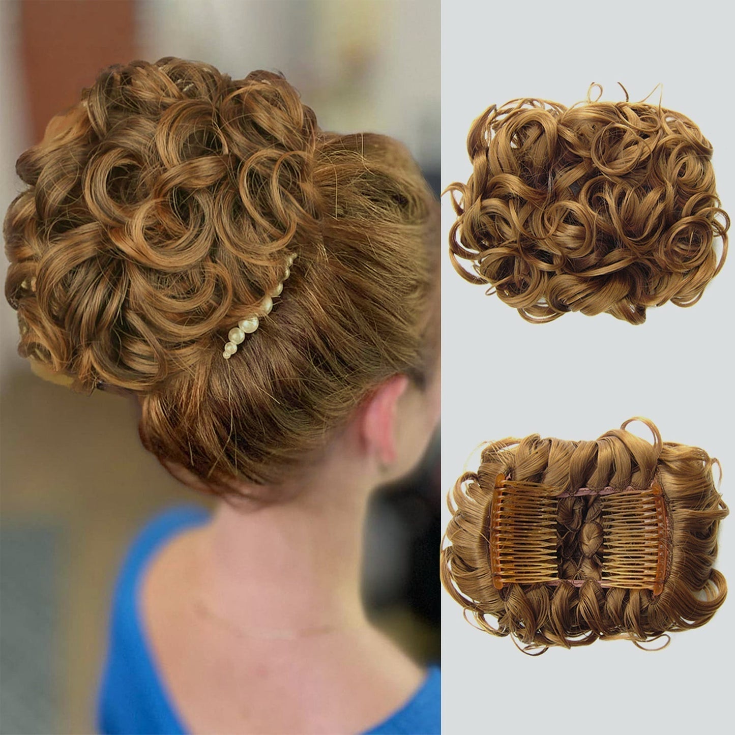Krullende Knot Hairextension – FluffyFix