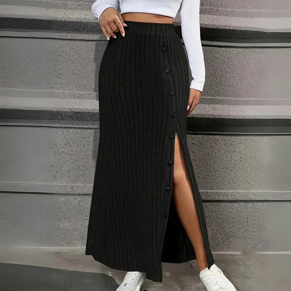 Plissierter Maxirock – Selina