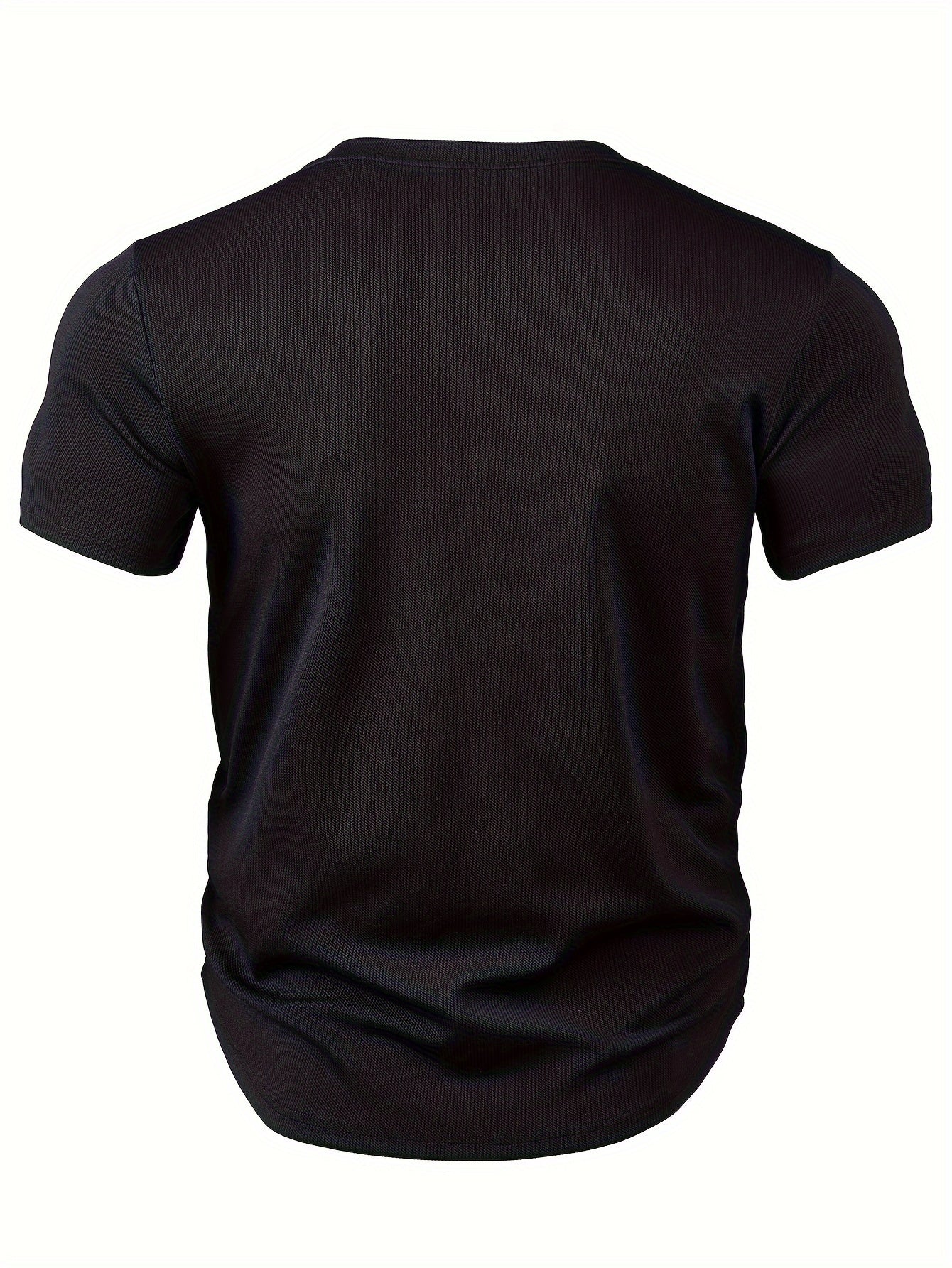 Herren-T-Shirt mit tiefem V-Ausschnitt und Struktur – Rafael