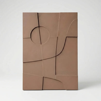 Abstract Wanddecor Met 3D-Lijneffect - Spatialbloom