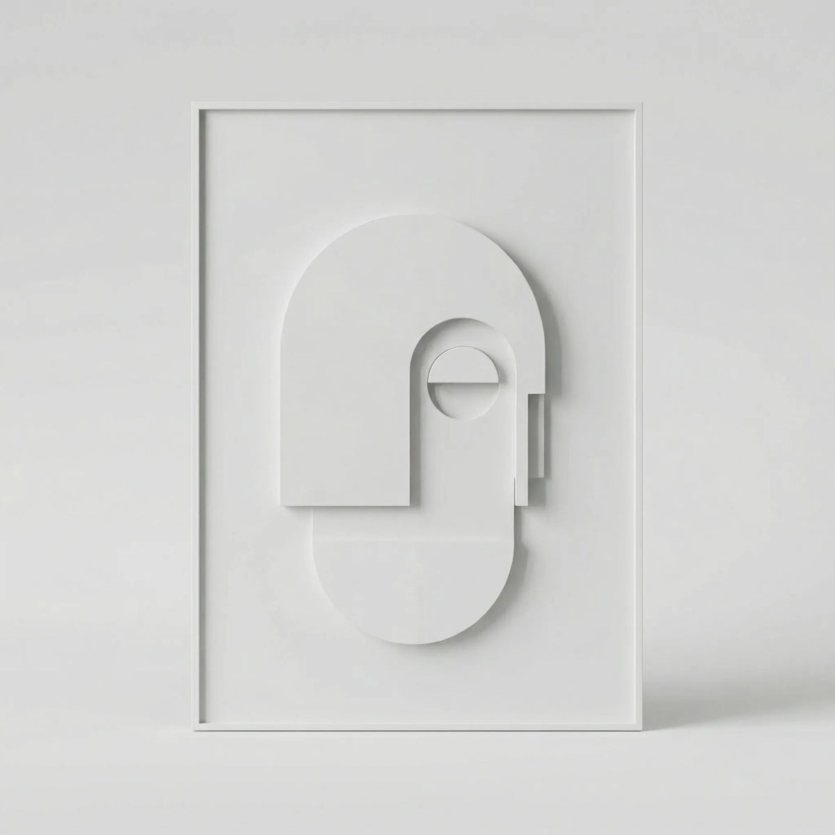 Abstract Wanddecor Met 3D-Lijneffect - Spatialbloom