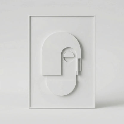 Abstract Wanddecor Met 3D-Lijneffect - Spatialbloom
