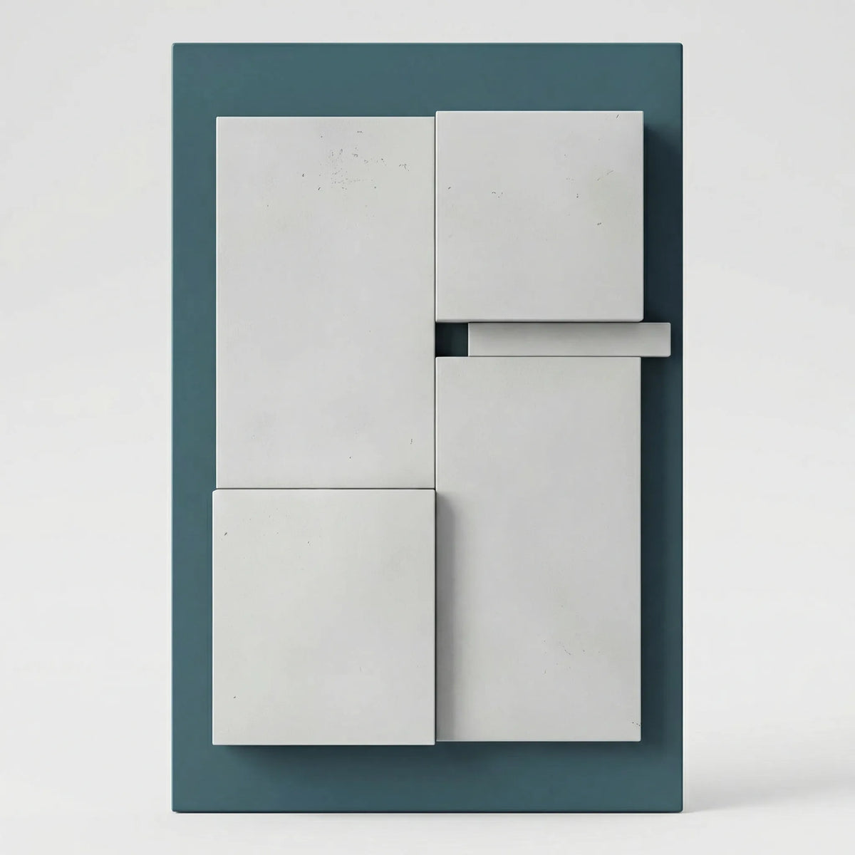 Abstract Wanddecor Met 3D-Lijneffect - Spatialbloom