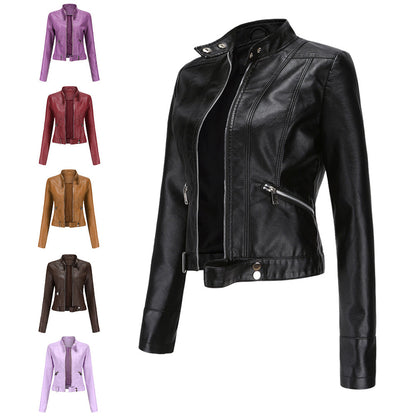 Stilvolle Damen Lederjacke in klassischem Design – Marlene