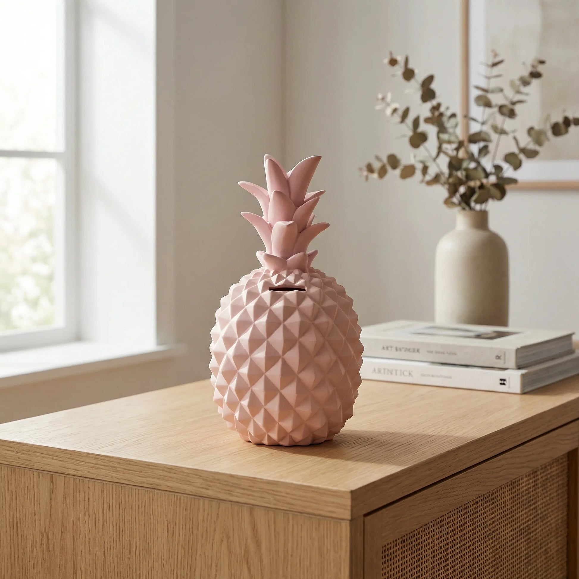 Ananasgevormde Spaarpot Met Decoratief Karakter - Ananasave