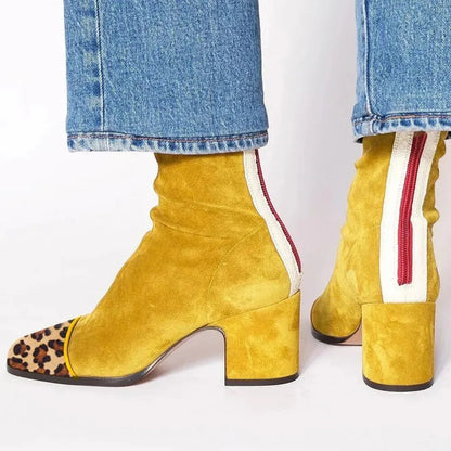 Ankle Boot With Block Heel - Freda