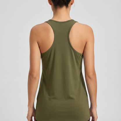 Ärmelloses Sporttop Aus Elastikstoff - Claire