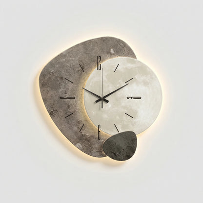 Asymmetrische Wandklok Met Verlichting - Morvelin