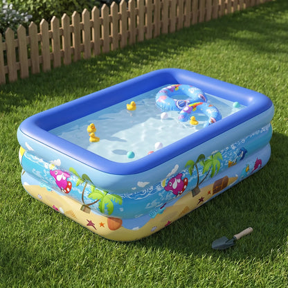 Aufblasbarer Pool Mit Drei Ringen - Frolika