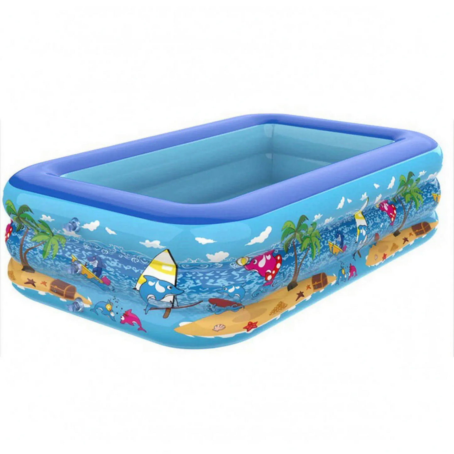 Aufblasbarer Pool Mit Drei Ringen - Frolika