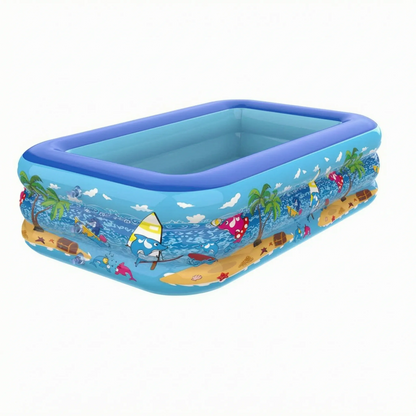 Aufblasbarer Pool Mit Drei Ringen - Frolika