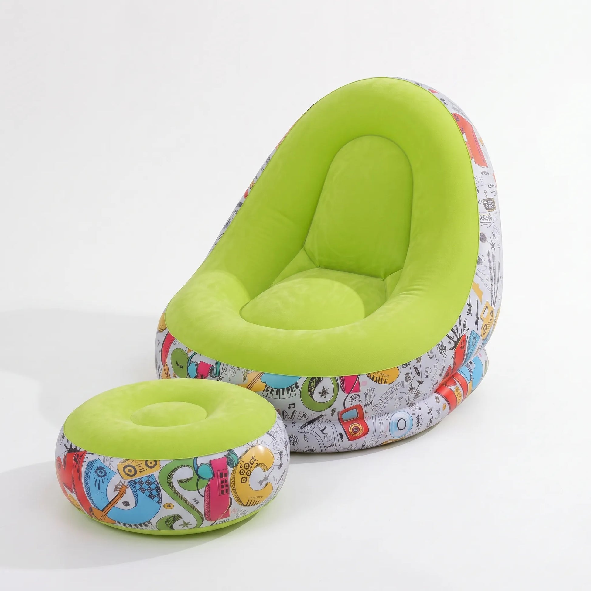 Aufblasbarer Sessel Mit Hocker - Aerolounge