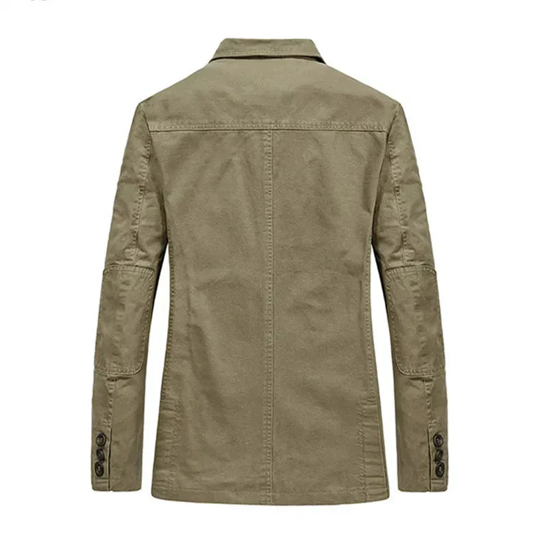 Herren-Sommermantel im Vintage- und Militärstil – Viktor
