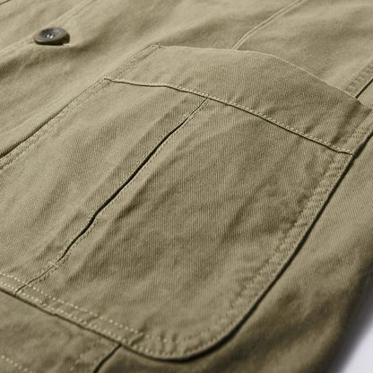 Herren-Sommermantel im Vintage- und Militärstil – Viktor
