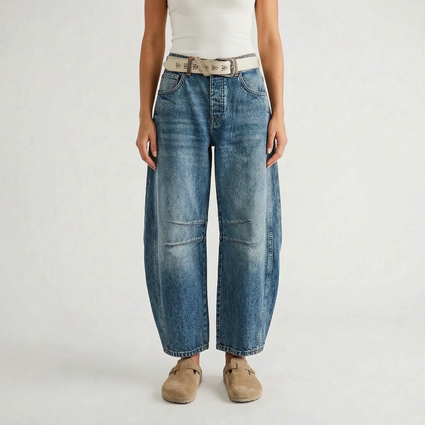 Barrel Jeans Damen -  Juanita