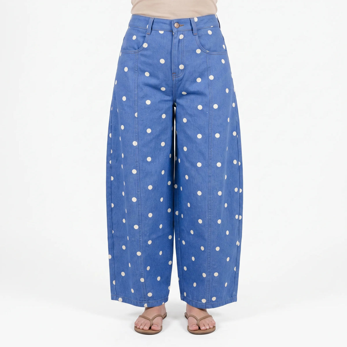 Barrel Jeans Mit Hoher Taille -  Sonya