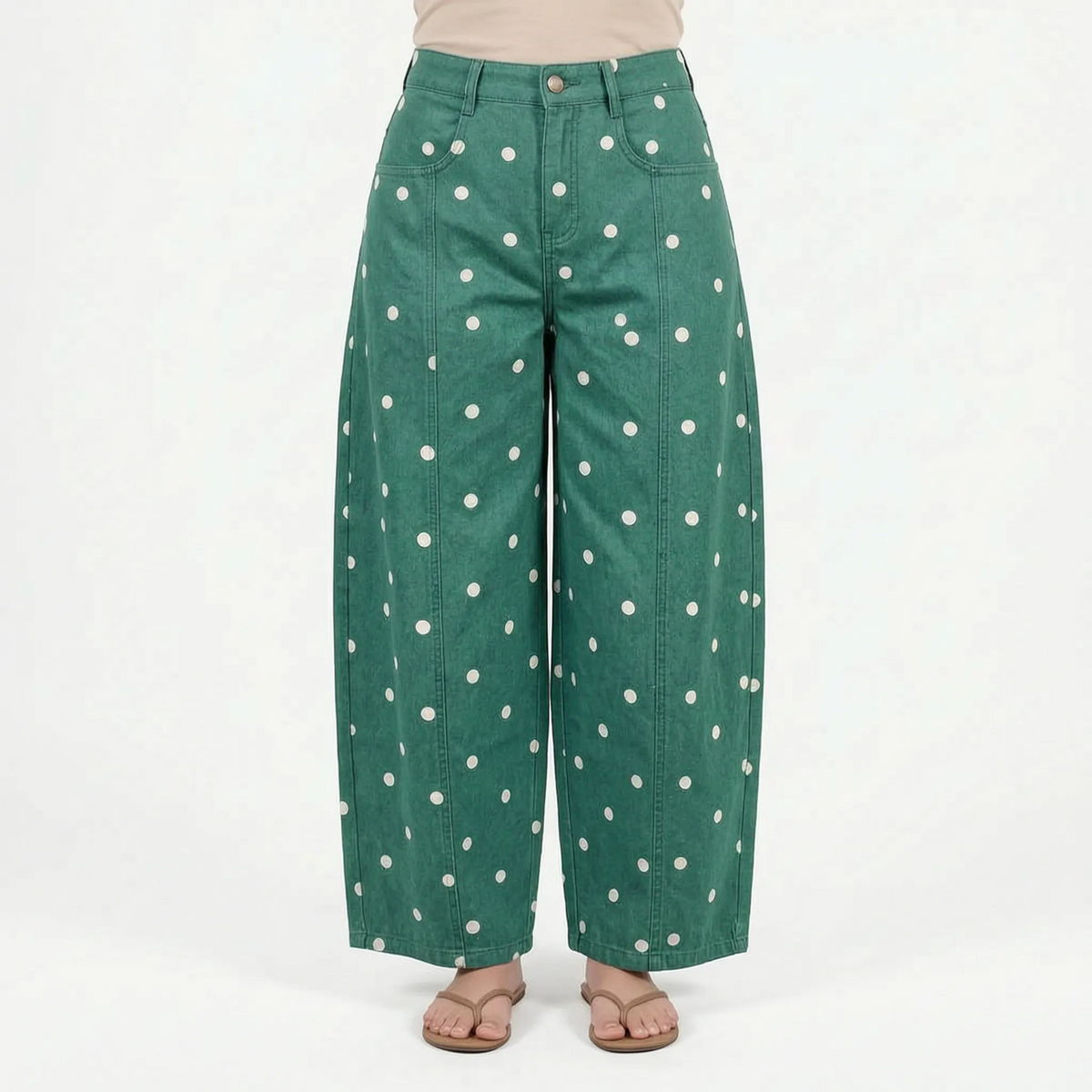 Barrel Jeans Mit Hoher Taille -  Sonya