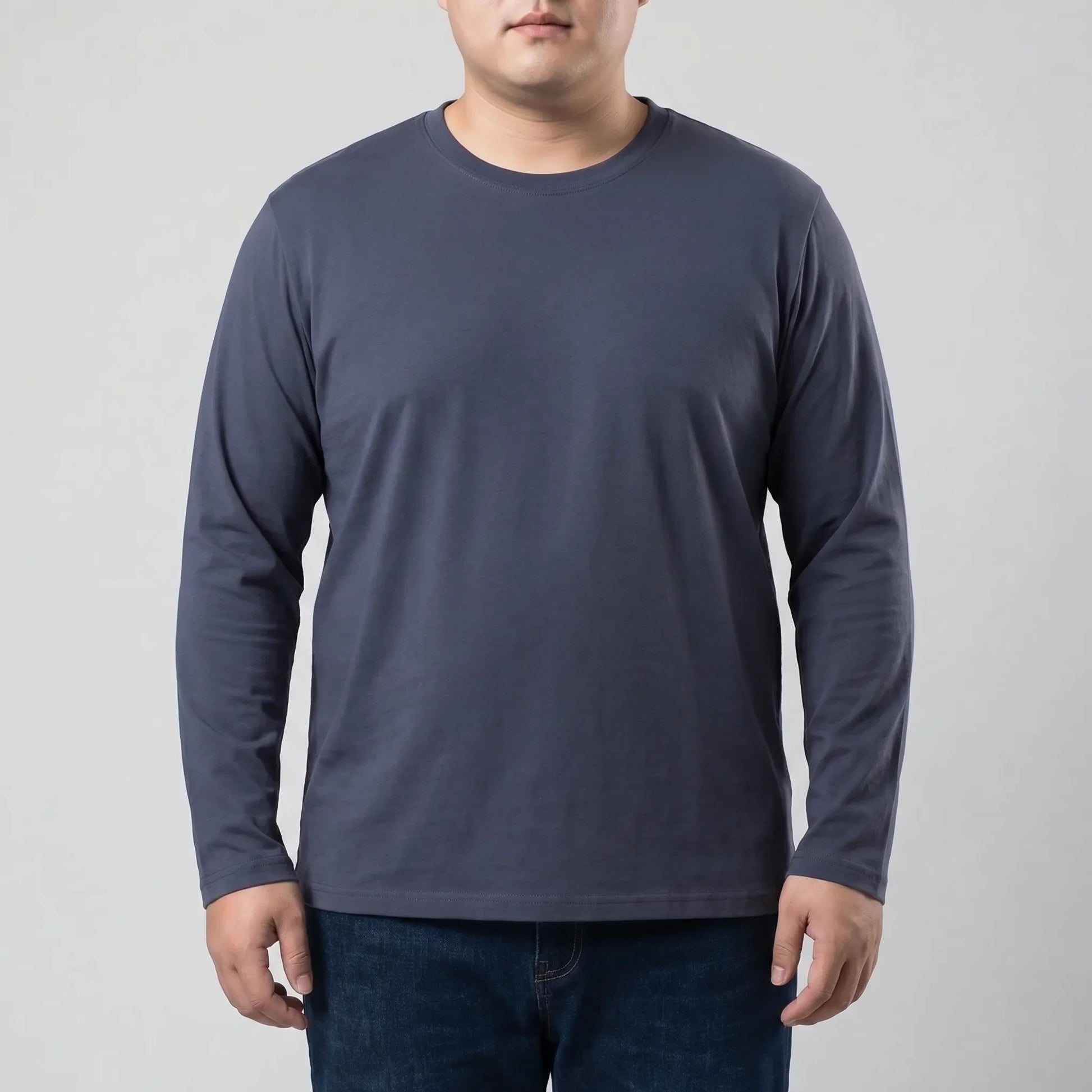 Basic Langarmshirt Mit Rundhalsausschnitt - Josh