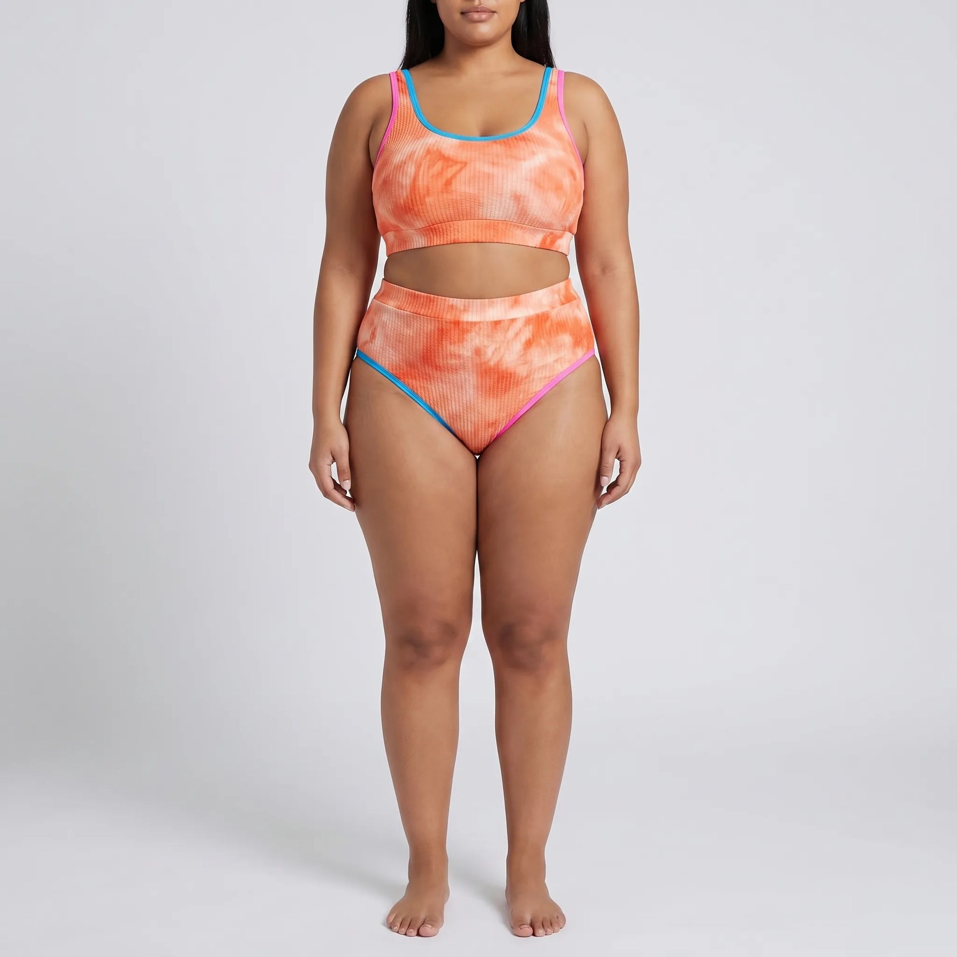 Bikini Set In Großen Größen Mit Batikmuster - Jean
