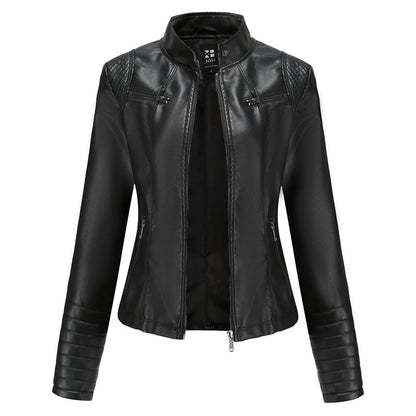 Stylisches Leder Damenjack – Elin
