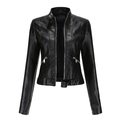 Stilvolle Damen Lederjacke in klassischem Design – Marlene