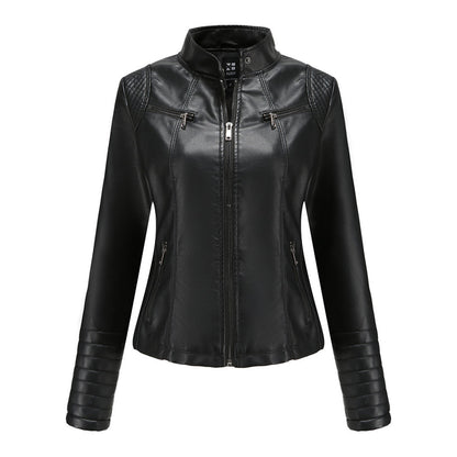 Stylisches Leder Damenjack – Elin