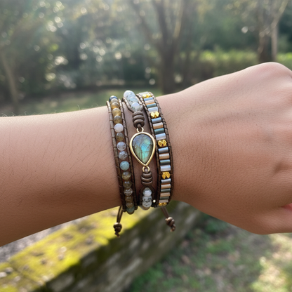 Boho-Wickelarmband - LabradorBracelet 