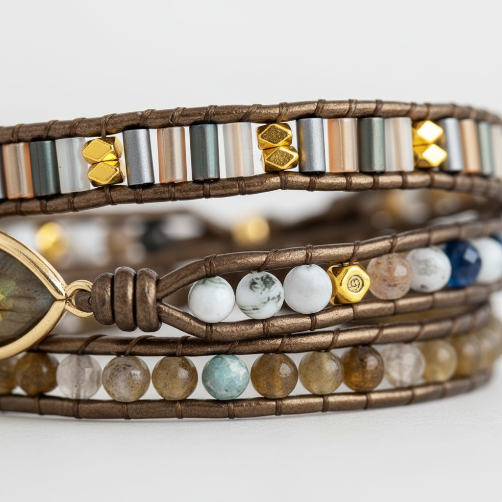 Boho-Wickelarmband - LabradorBracelet 