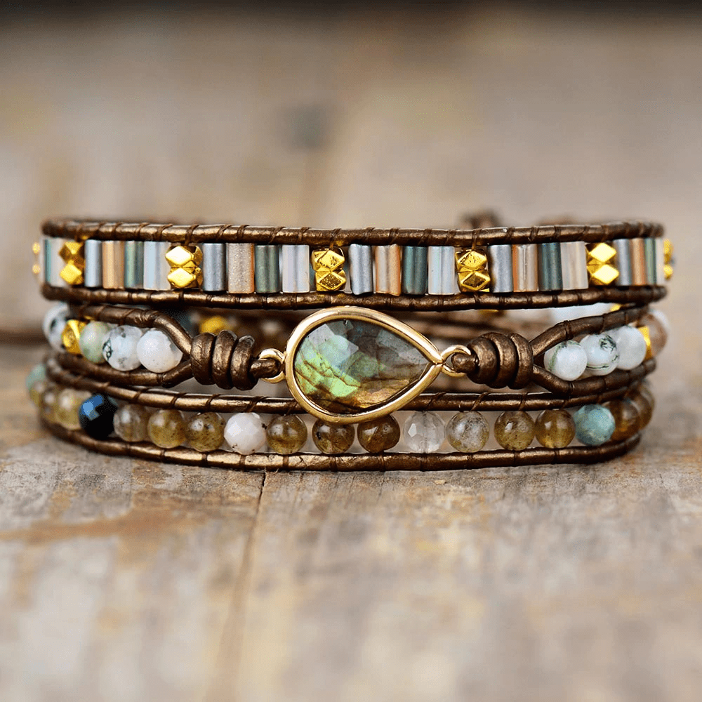 Boho-Wickelarmband - LabradorBracelet 