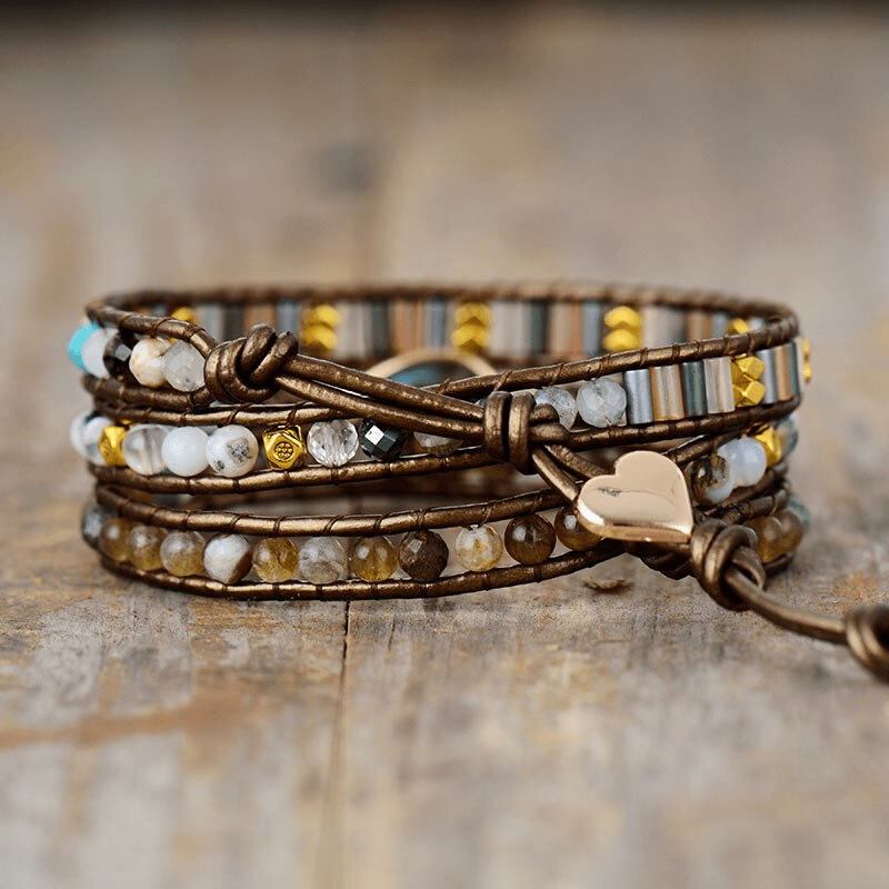Boho-Wickelarmband - LabradorBracelet 