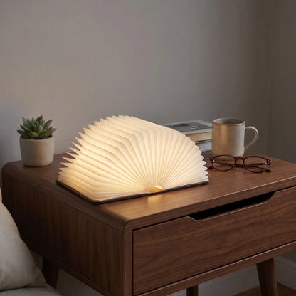 Book Shaped Table Lamp -  Lumitome