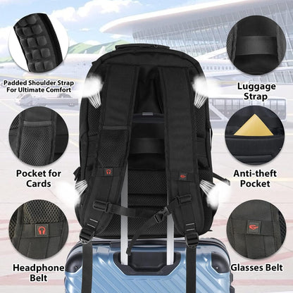 Business-Reiserucksack mit Laptopfach – Valerio | 55 L