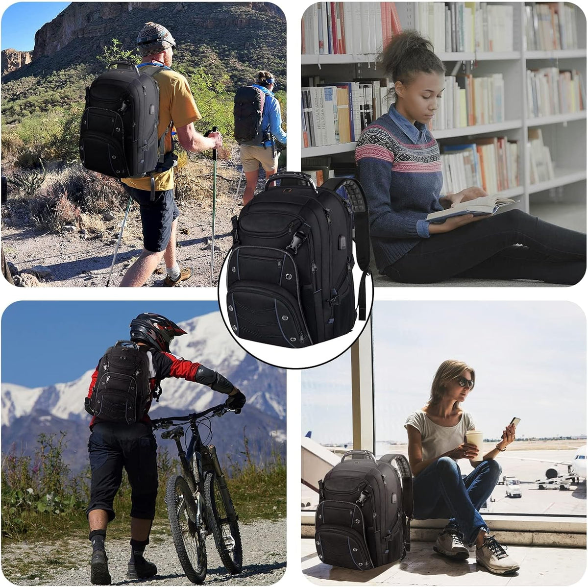Business-Reiserucksack mit Laptopfach – Valerio | 55 L