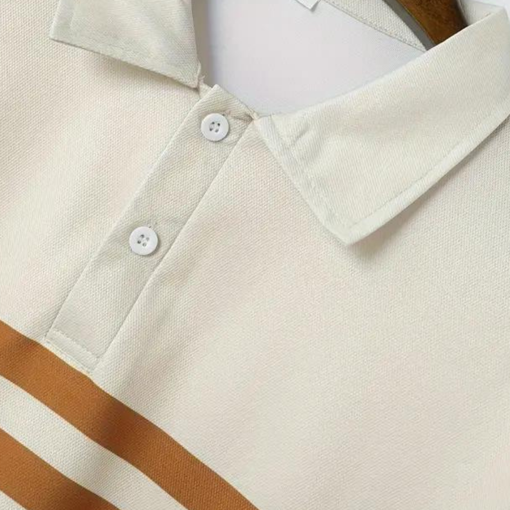 Gestreiftes Herren-Poloshirt – Mauro