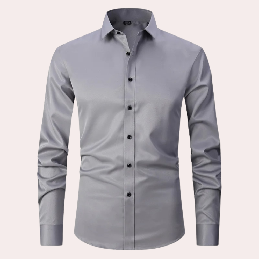 Wrinkle-free Stretch Hemd - Mailand