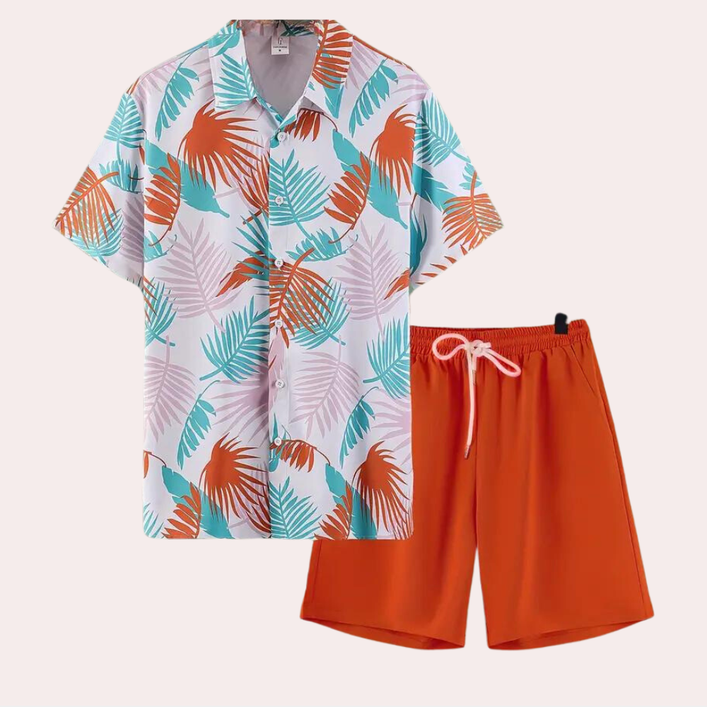 Herren zweiteiliger Hawaii-Sommeranzug – Kairos