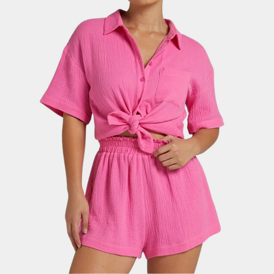 Bequemer zweiteiliger Damen-Sommeranzug – Liora